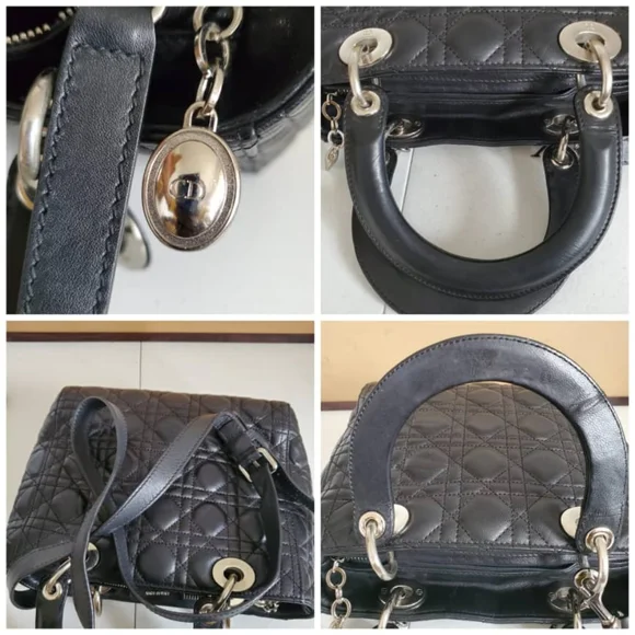 CHRISTIAN DIOR Cannage Lady Dior Bag - Picture 10 of 12